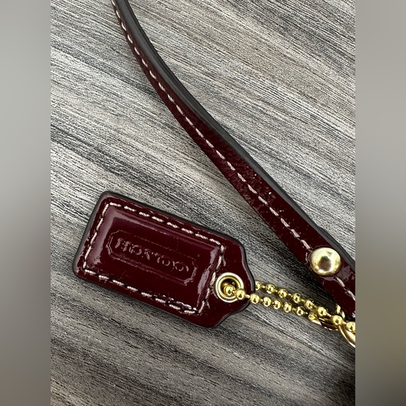 Coach red wristlet coin purse - Picture 3 of 5